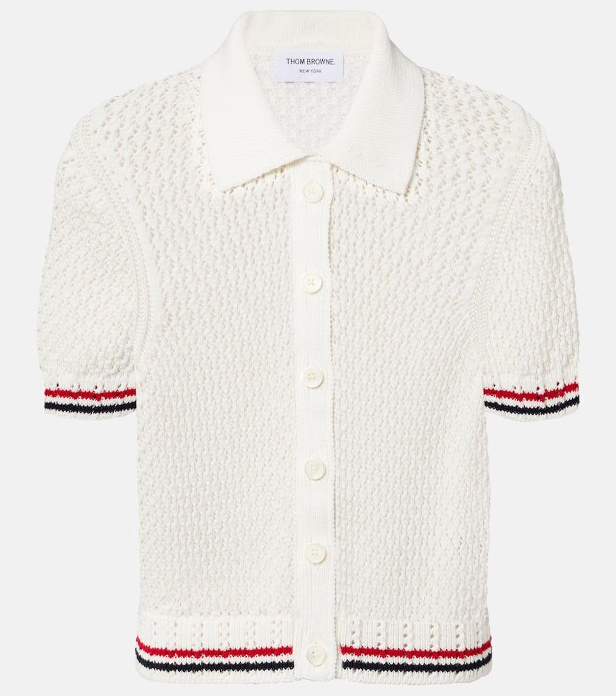 thom browne pointelle cotton top