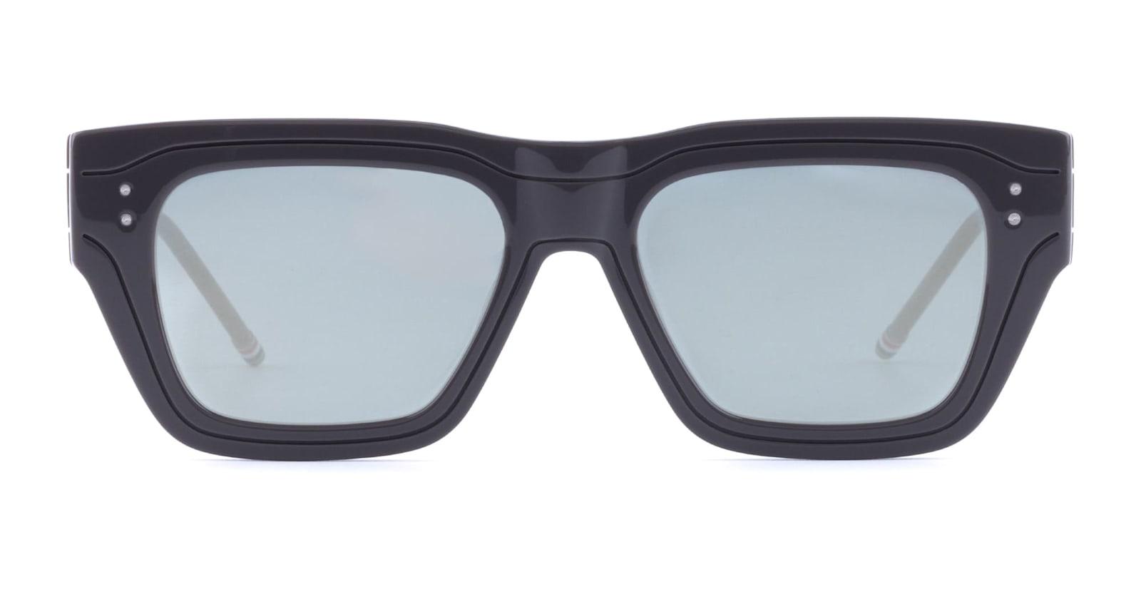 thom browne rectangular - dark grey sunglasses