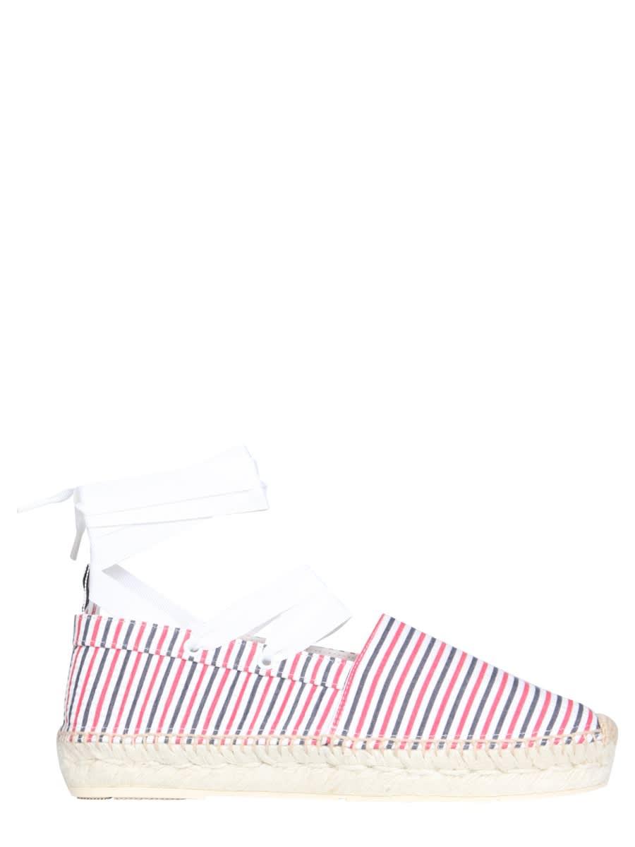 thom browne seersucker cotton espadrilles