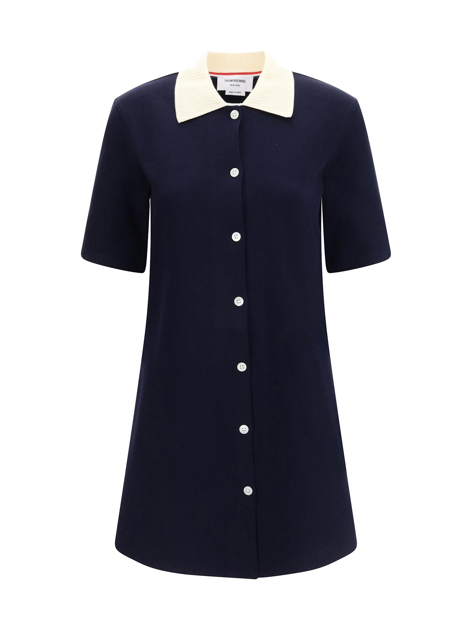 thom browne short polo dress
