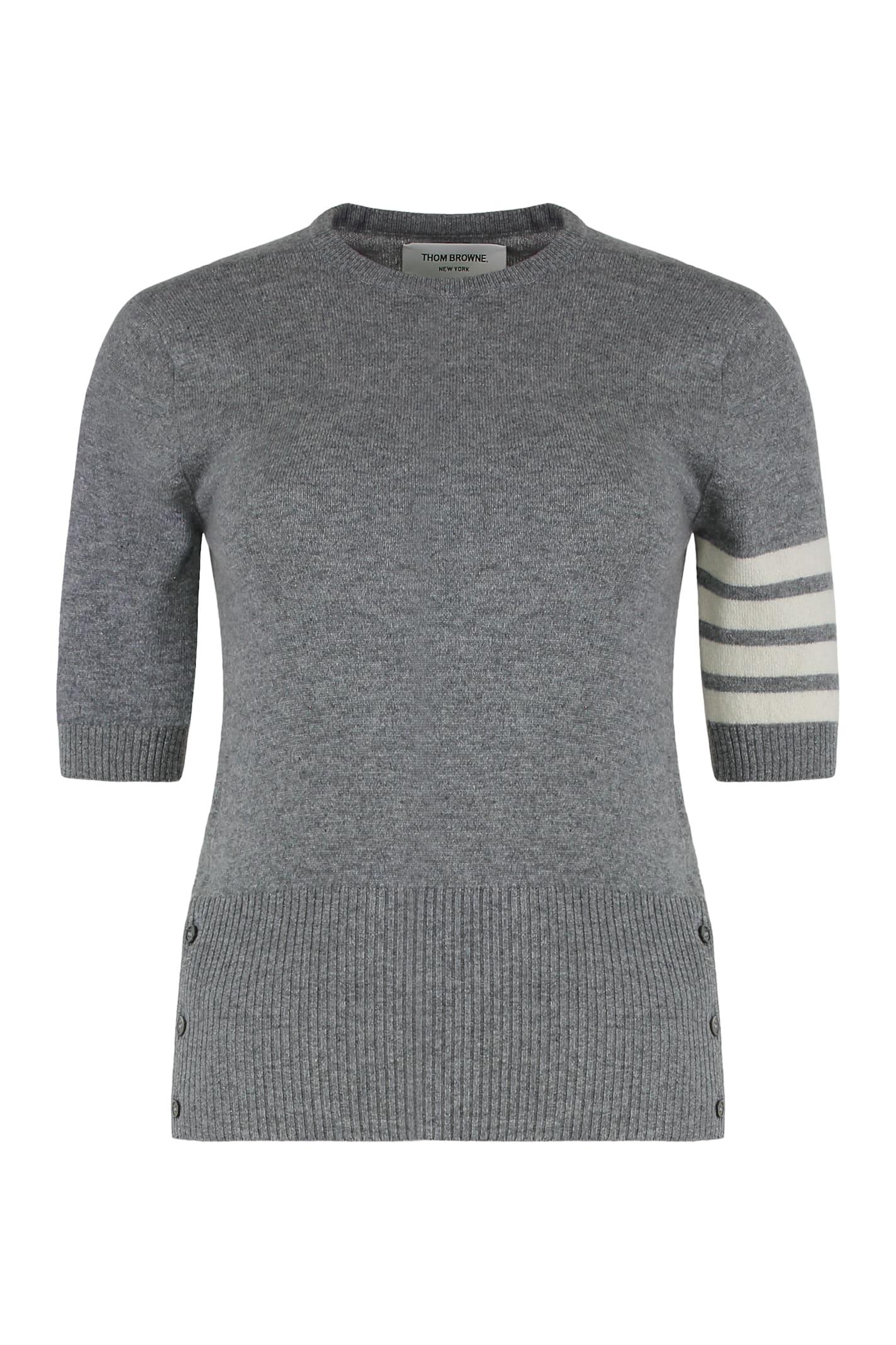 thom browne short sleeve sweater