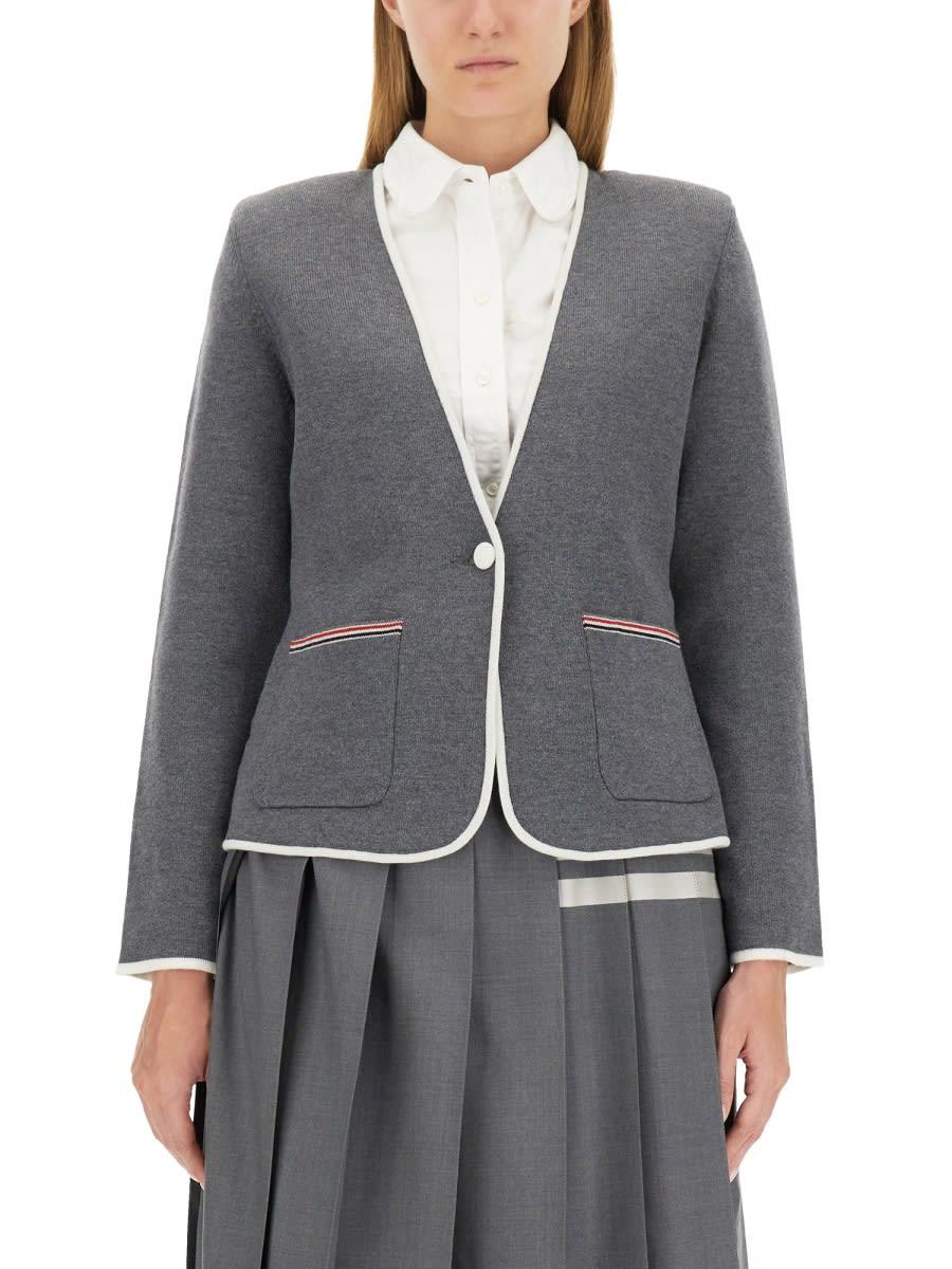 thom browne single-breasted jacket