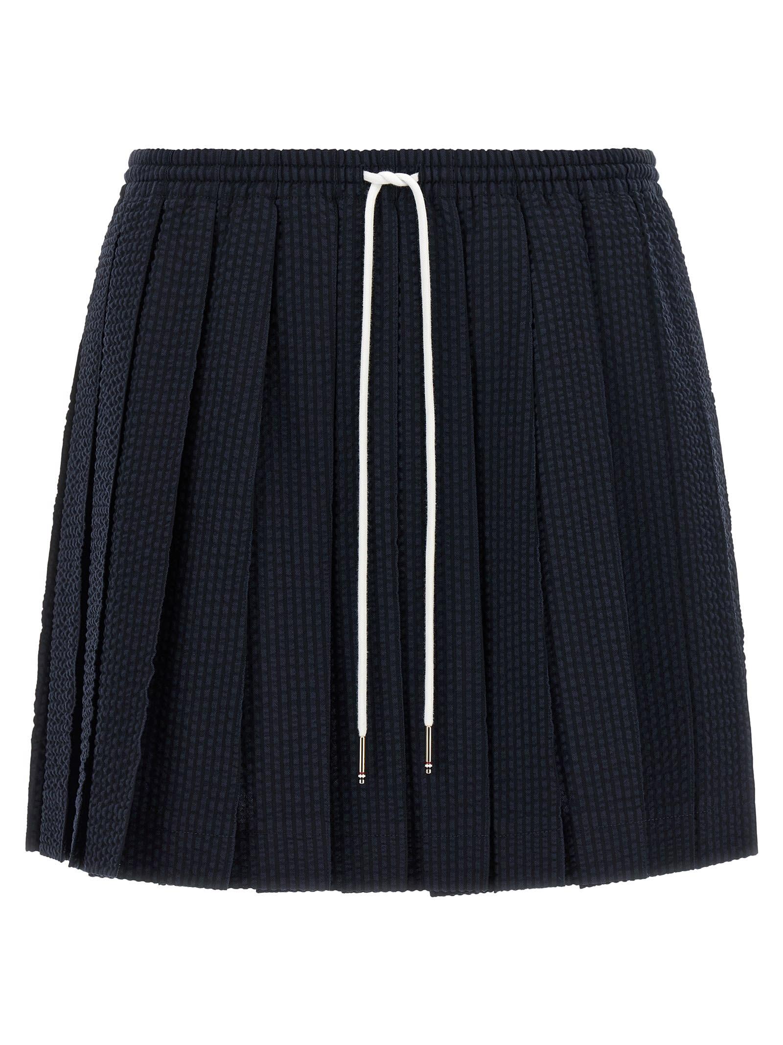 thom browne striped skirt