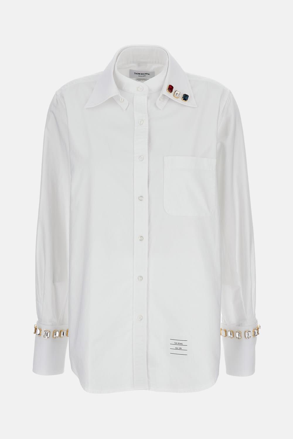 thom browne swarovski shirt