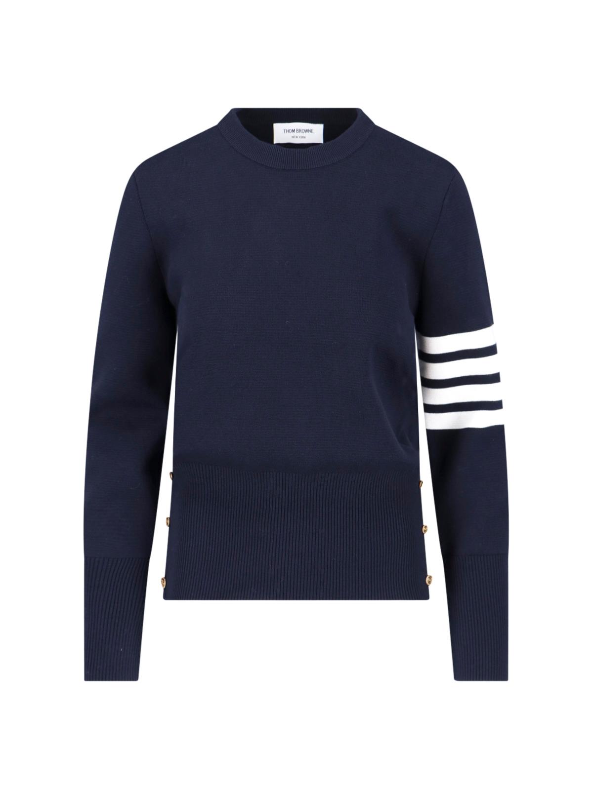 thom browne sweaters blue cotton - women