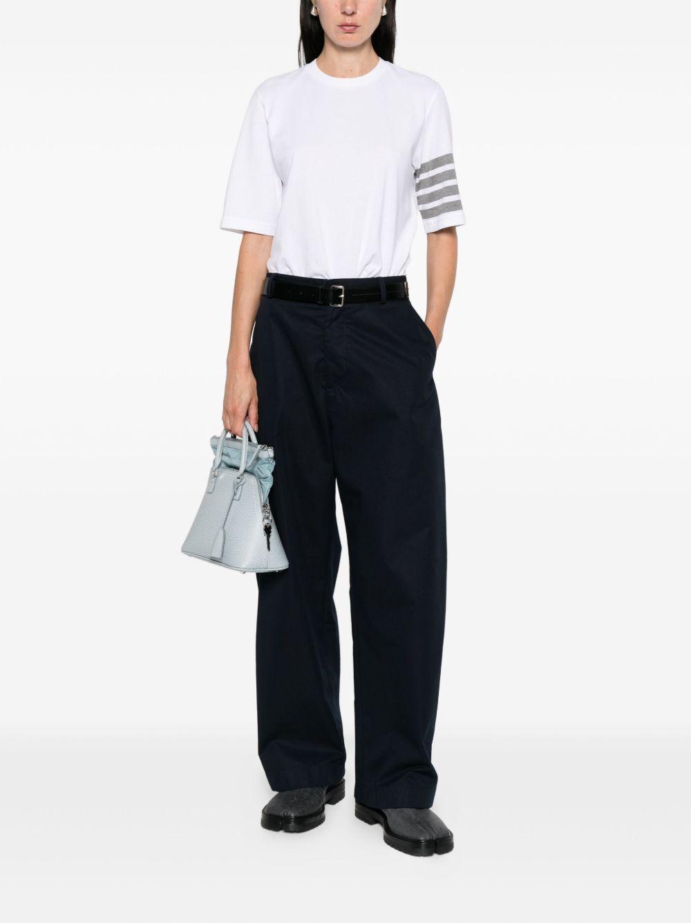 thom browne t-shirts and polos bianco - women