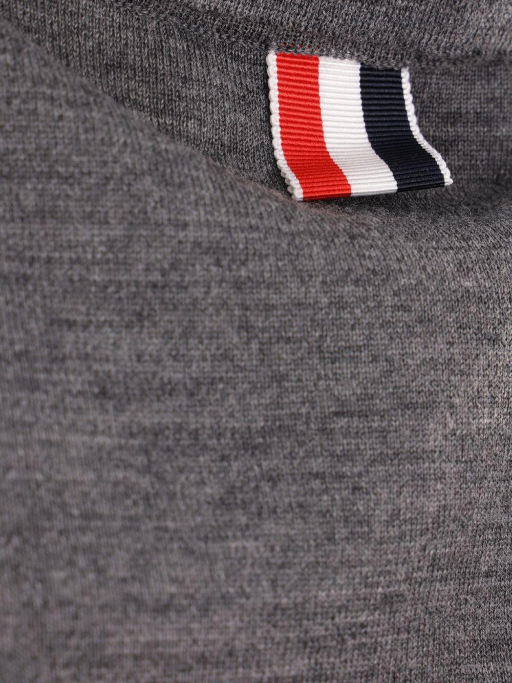 thom browne t-shirts and polos grey virgin wool - women