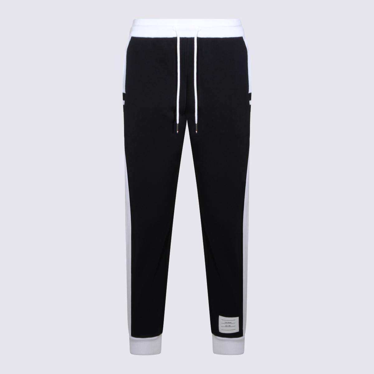 thom browne trousers blue _100 % co - women