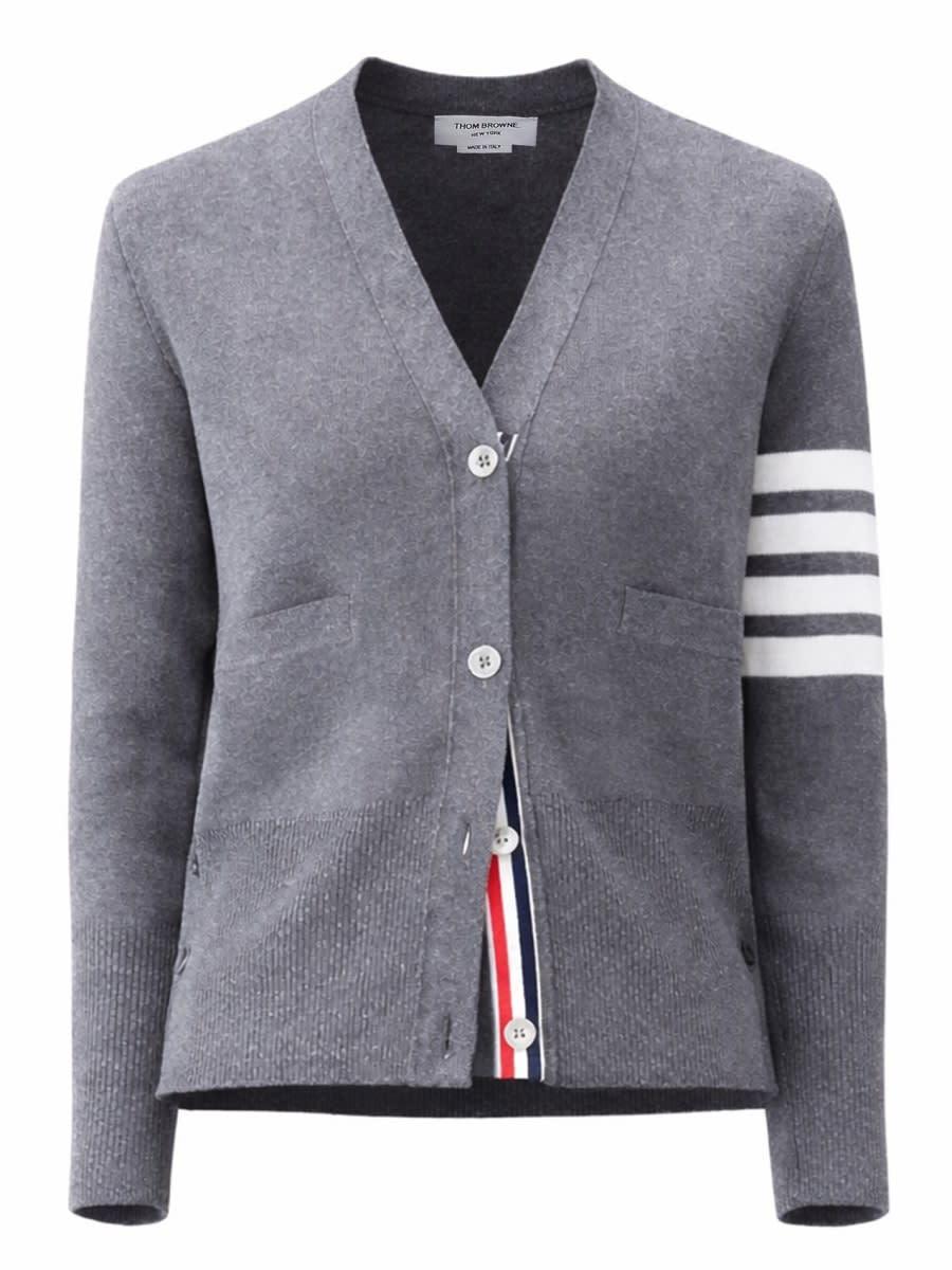 thom browne v-neck cardigan