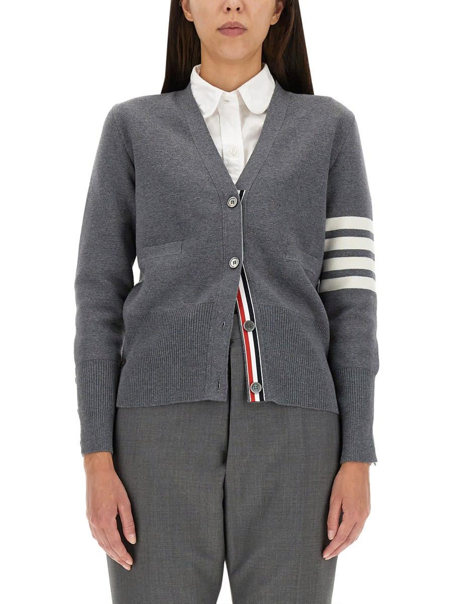 thom browne v-neck cardigan