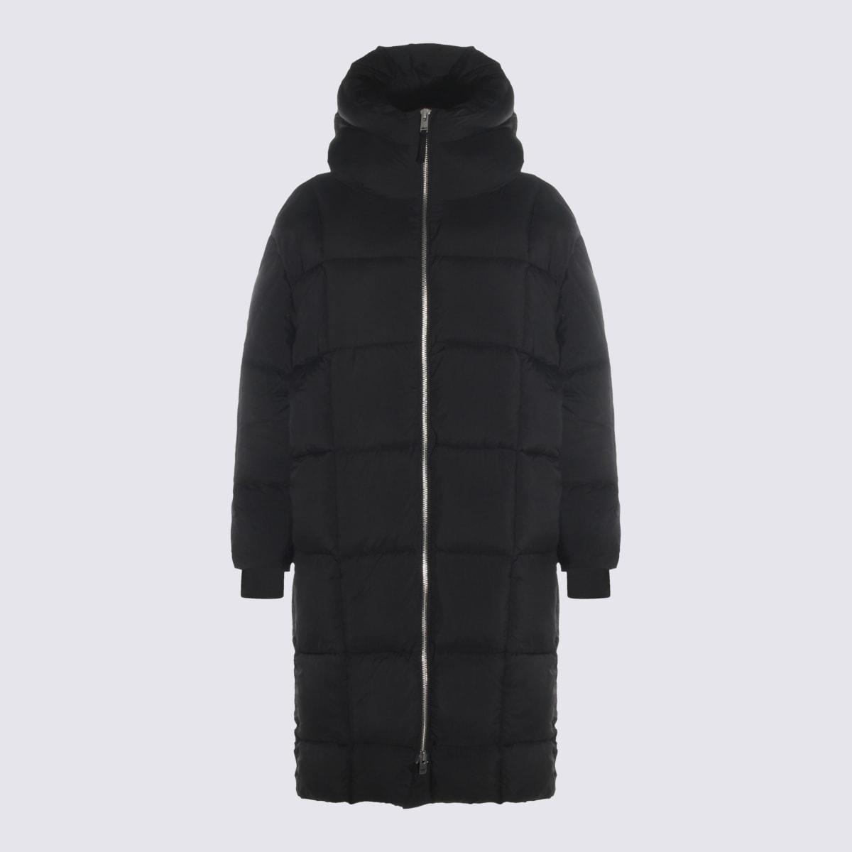 thom krom black nylon down jacket