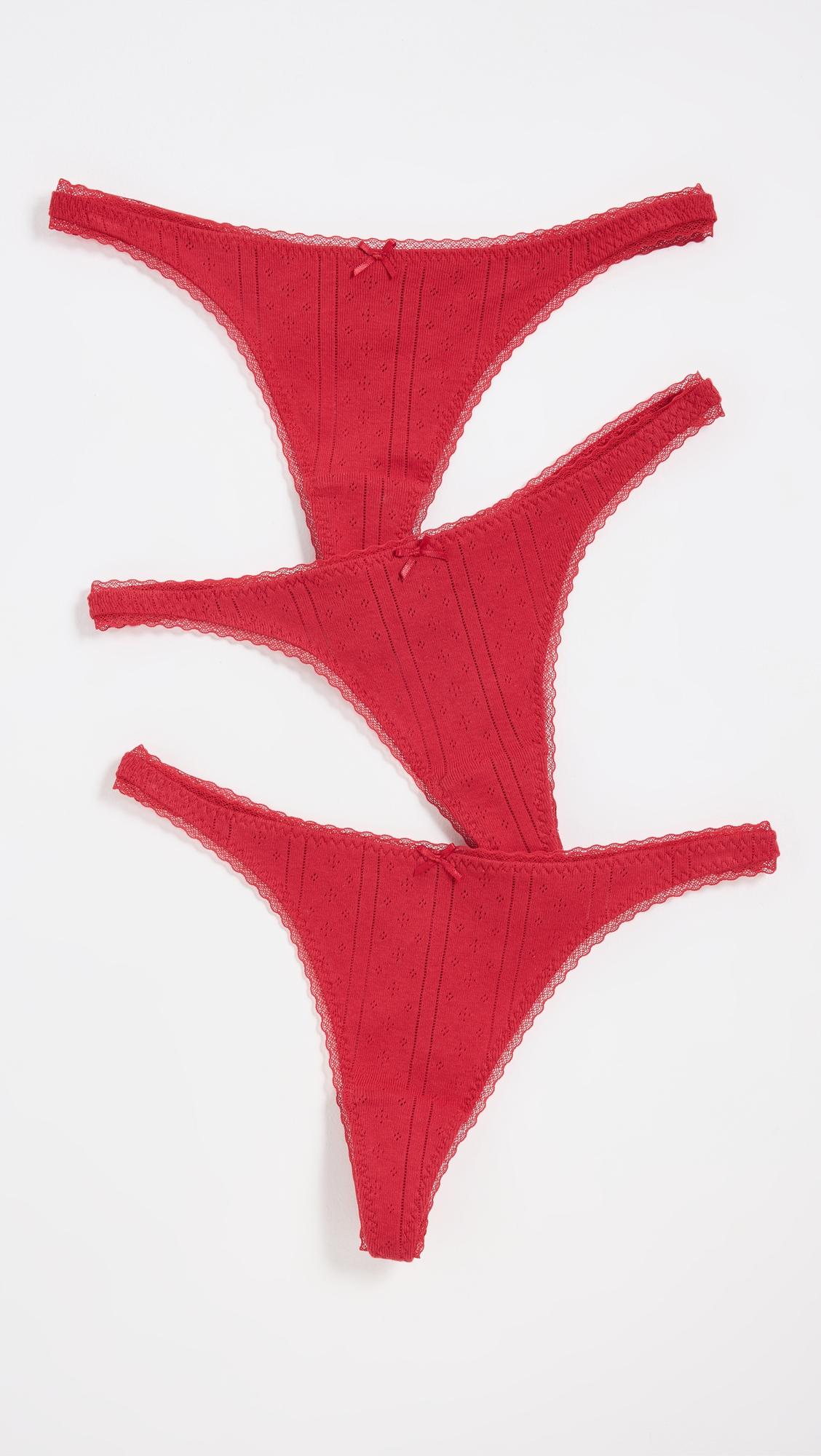 thong 3 pack panties