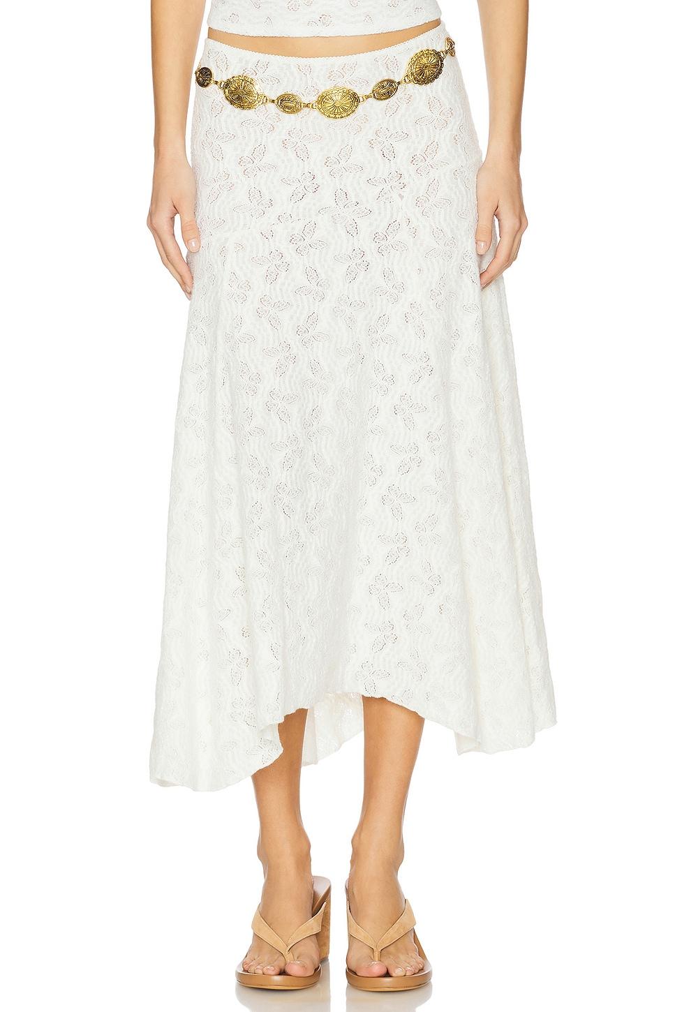 tidal midi skirt