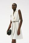 tie-belt jacket dress