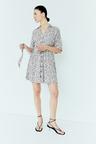 tie-belt shirt dress