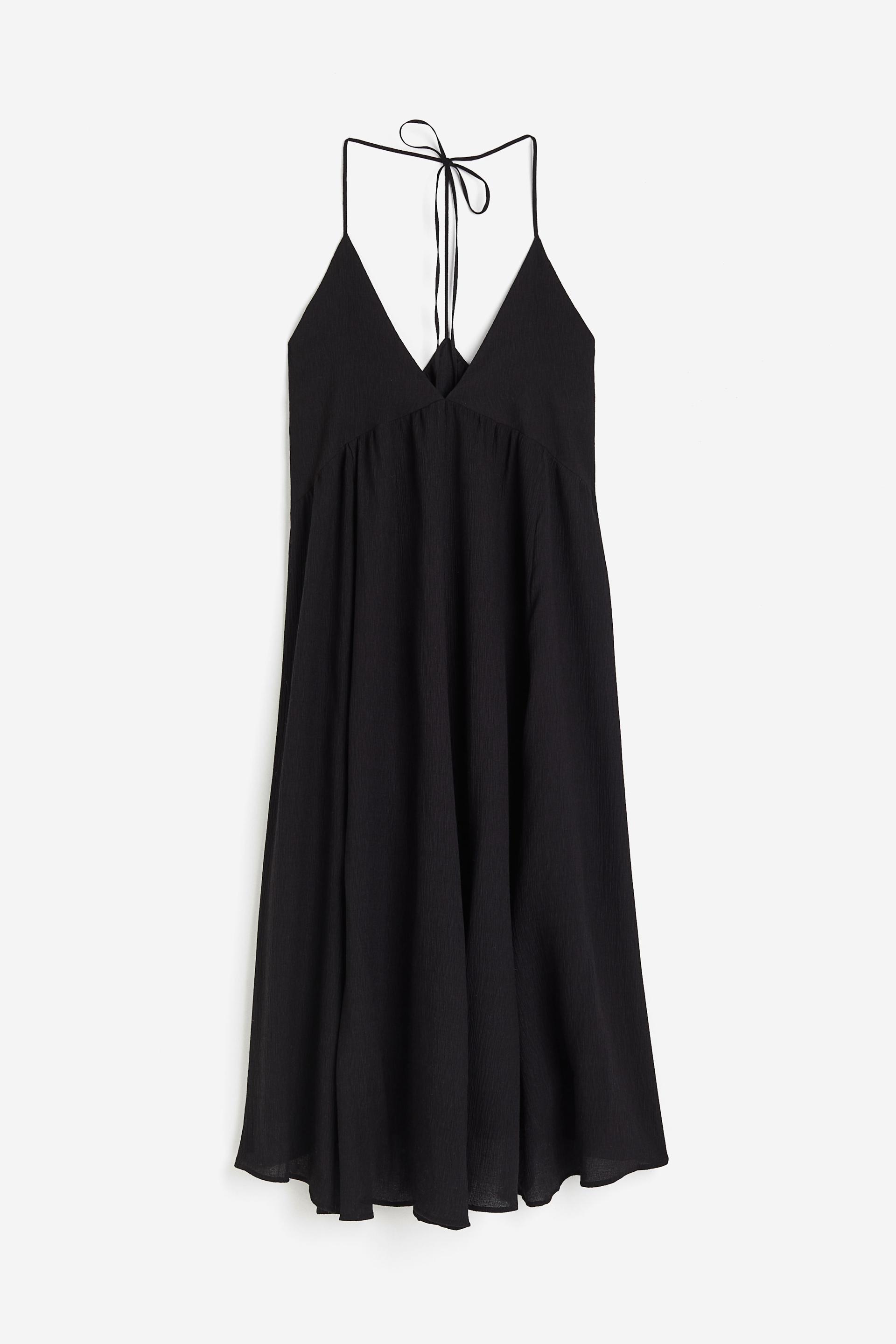 tie-detail beach dress