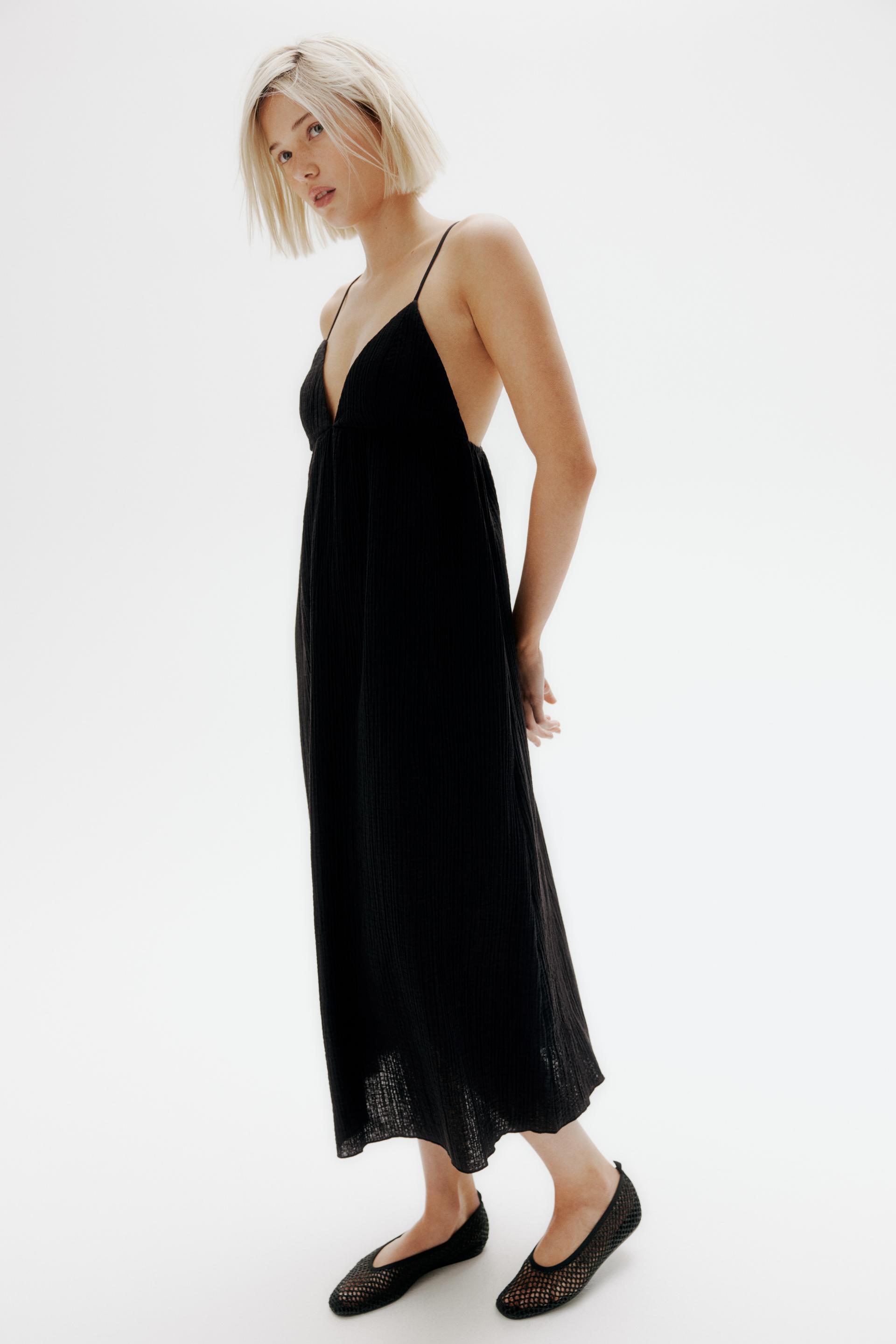tie-detail maxi dress