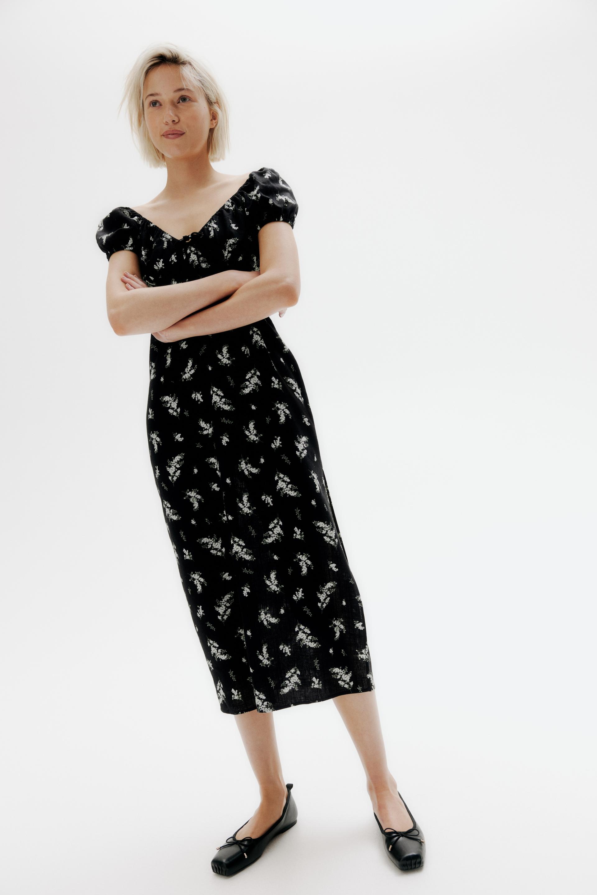 tie-detail maxi dress