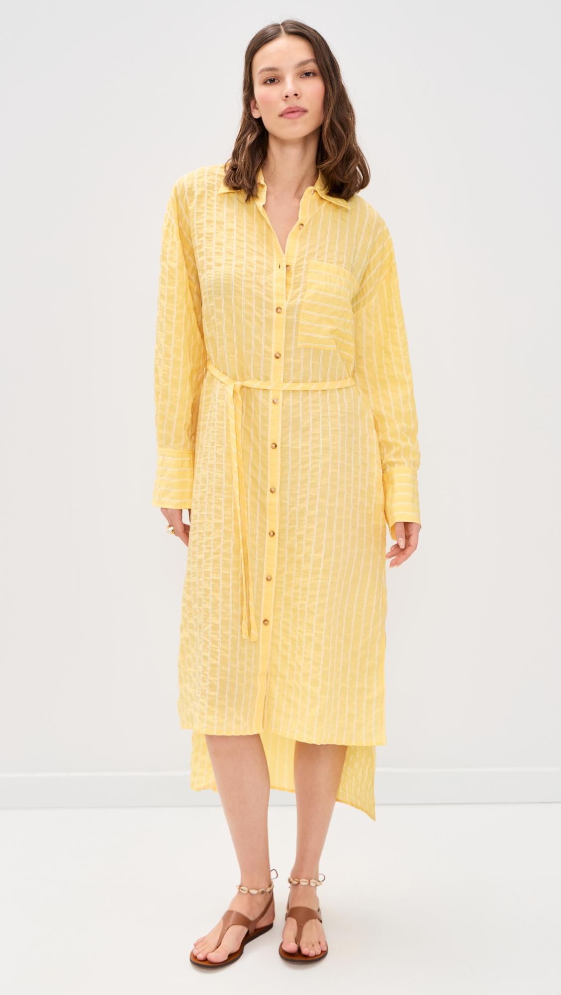 tie front shirt dress