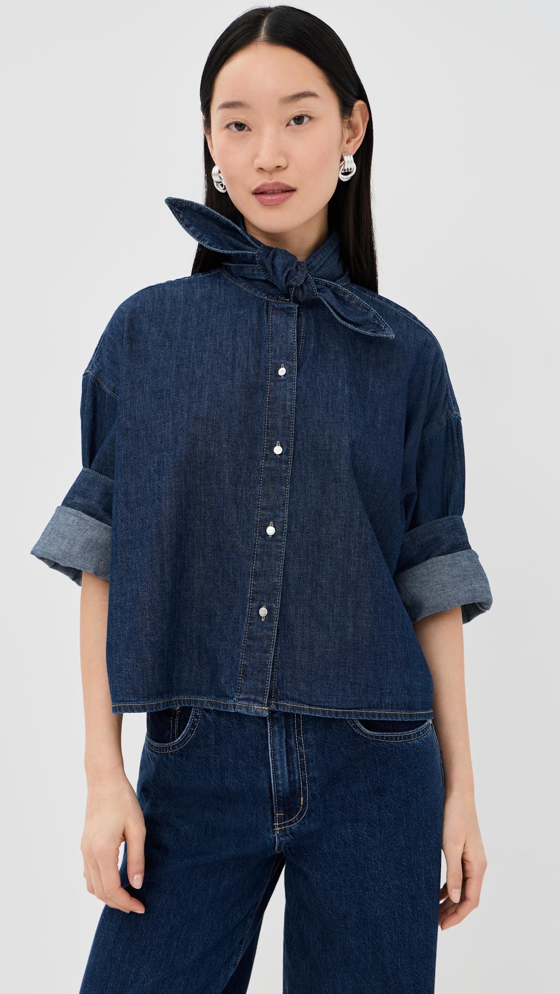 tie one on button down shirt