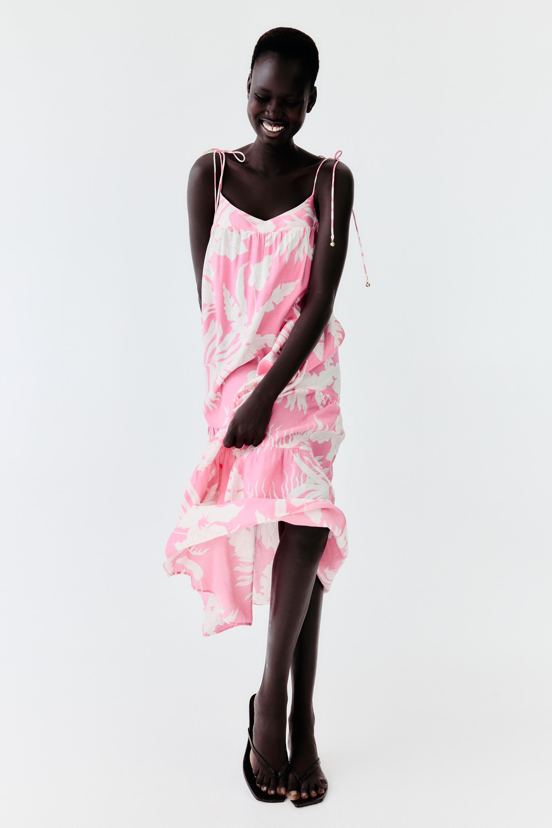 tie-strap maxi dress