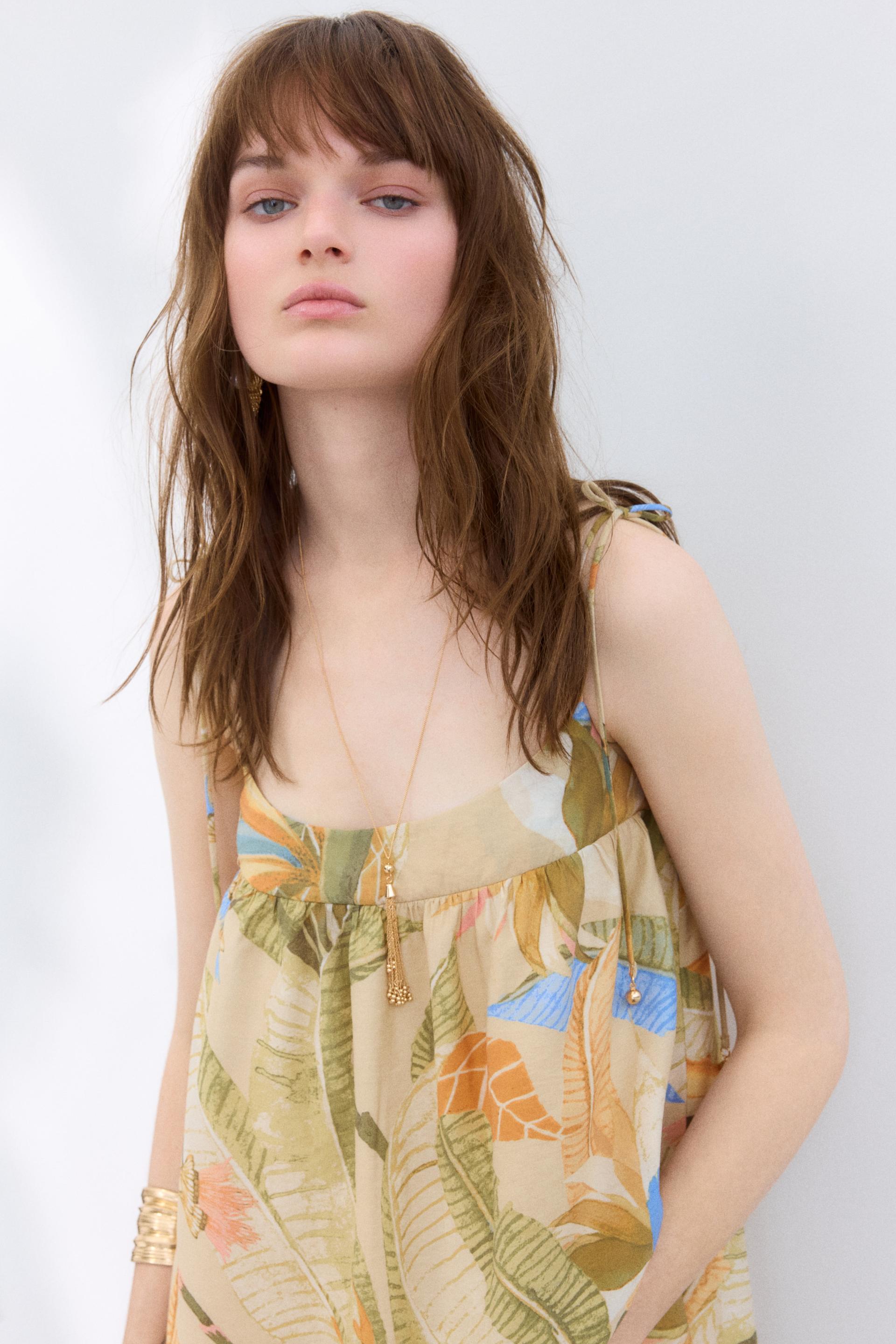 tie-strap maxi dress