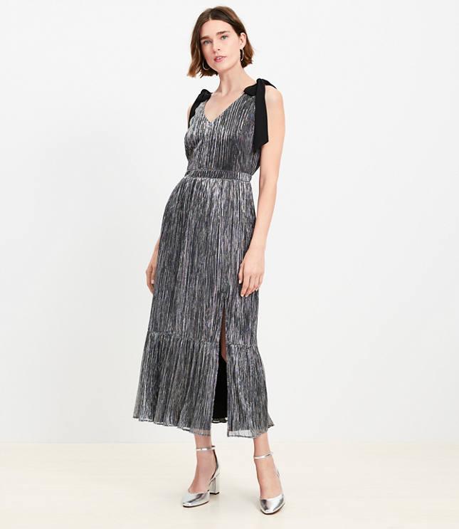 tie strap tiered maxi dress