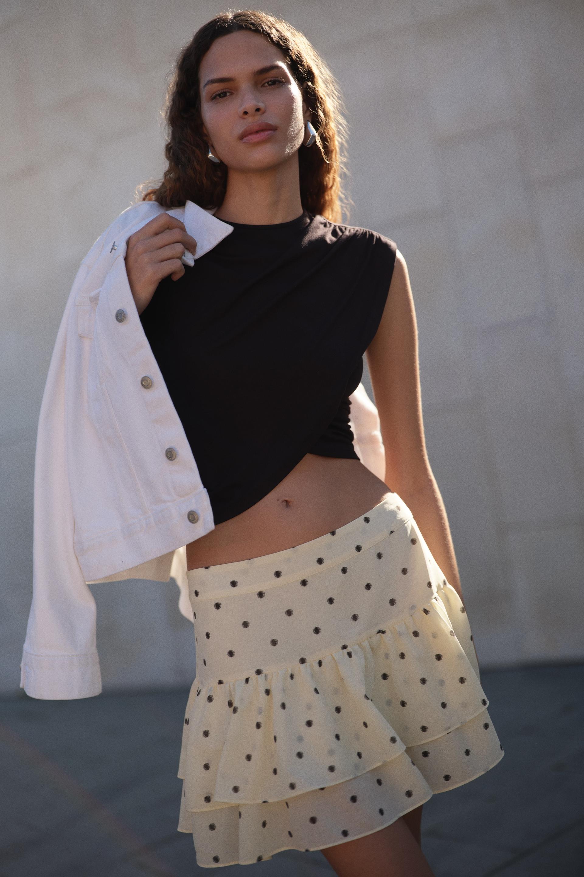 tiered skirt