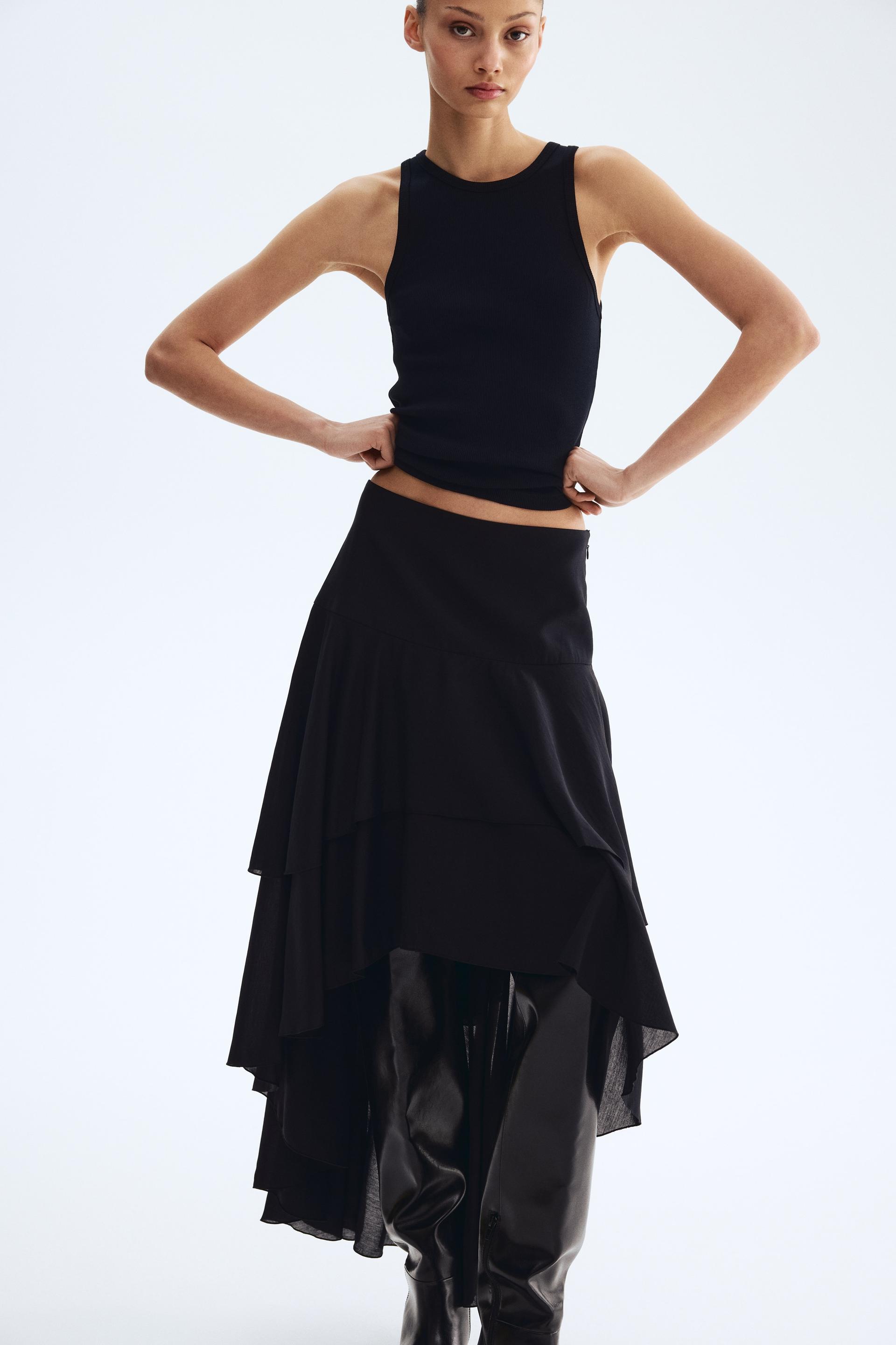 tiered skirt