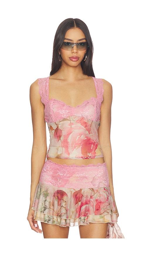 tiger mist dune top in pink.