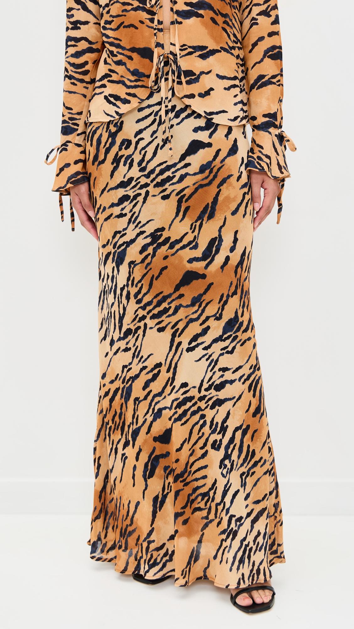 tiger sheer dorris skirt