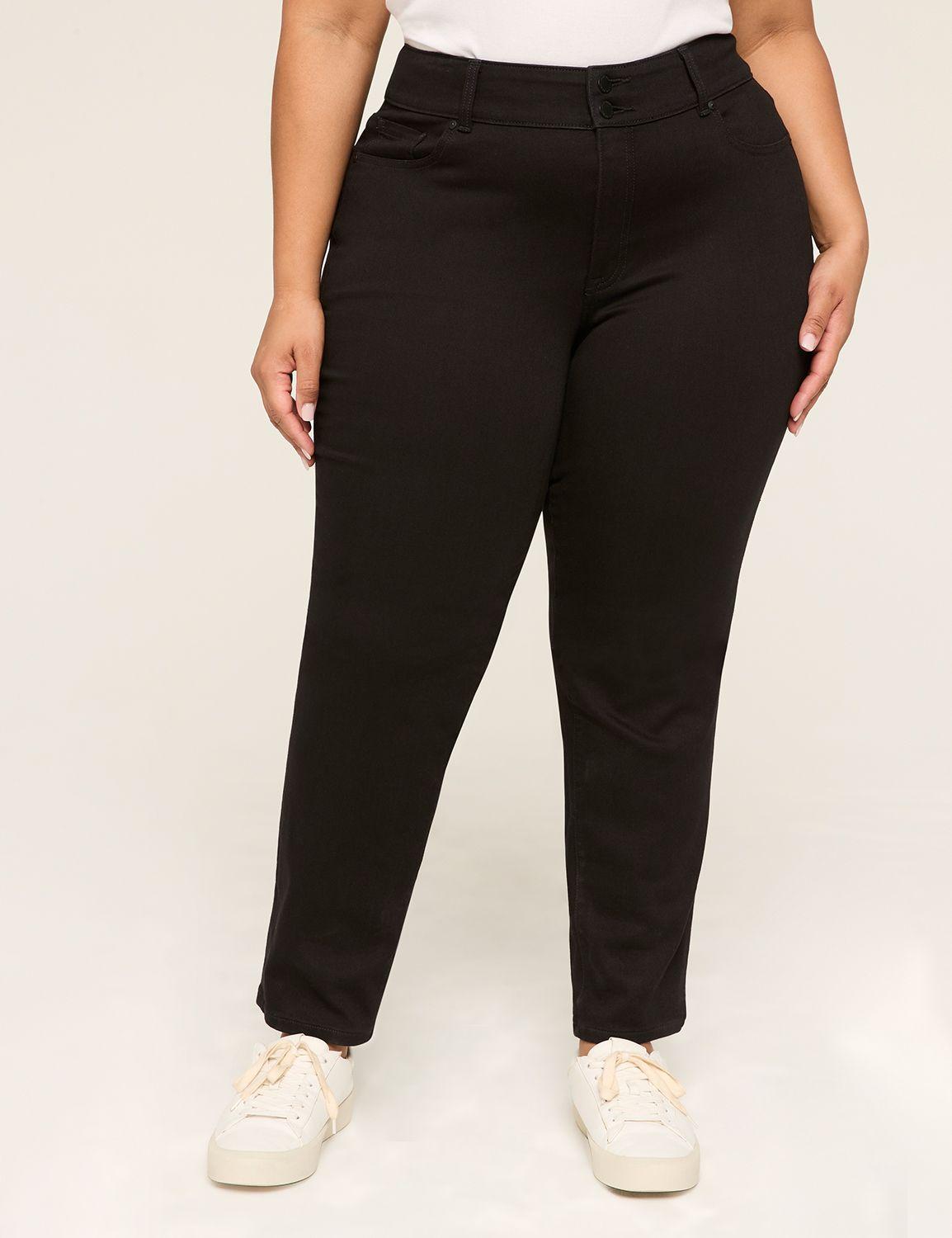tighter tummy fit high-rise slim straight jean