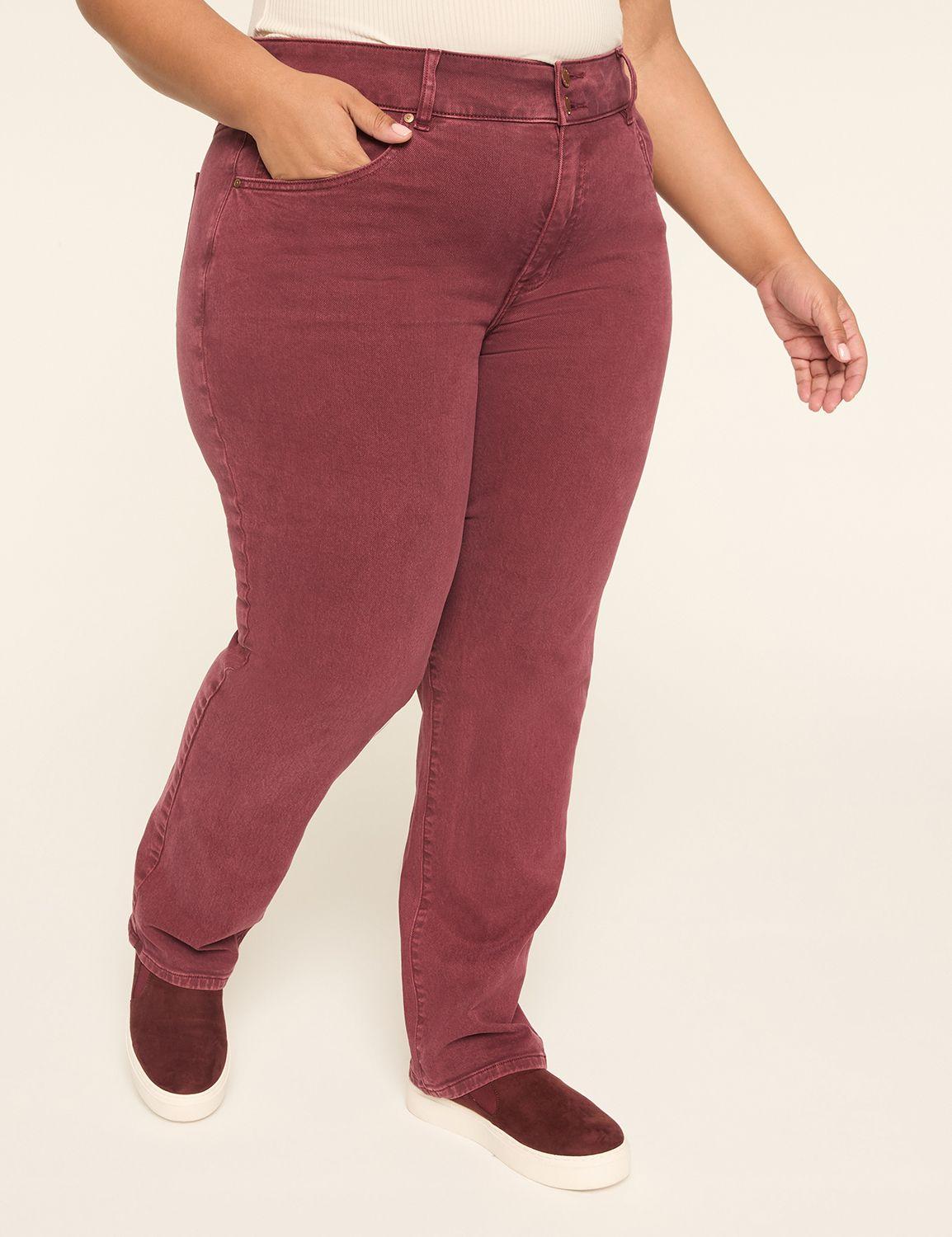 tighter tummy fit high-rise straight jean