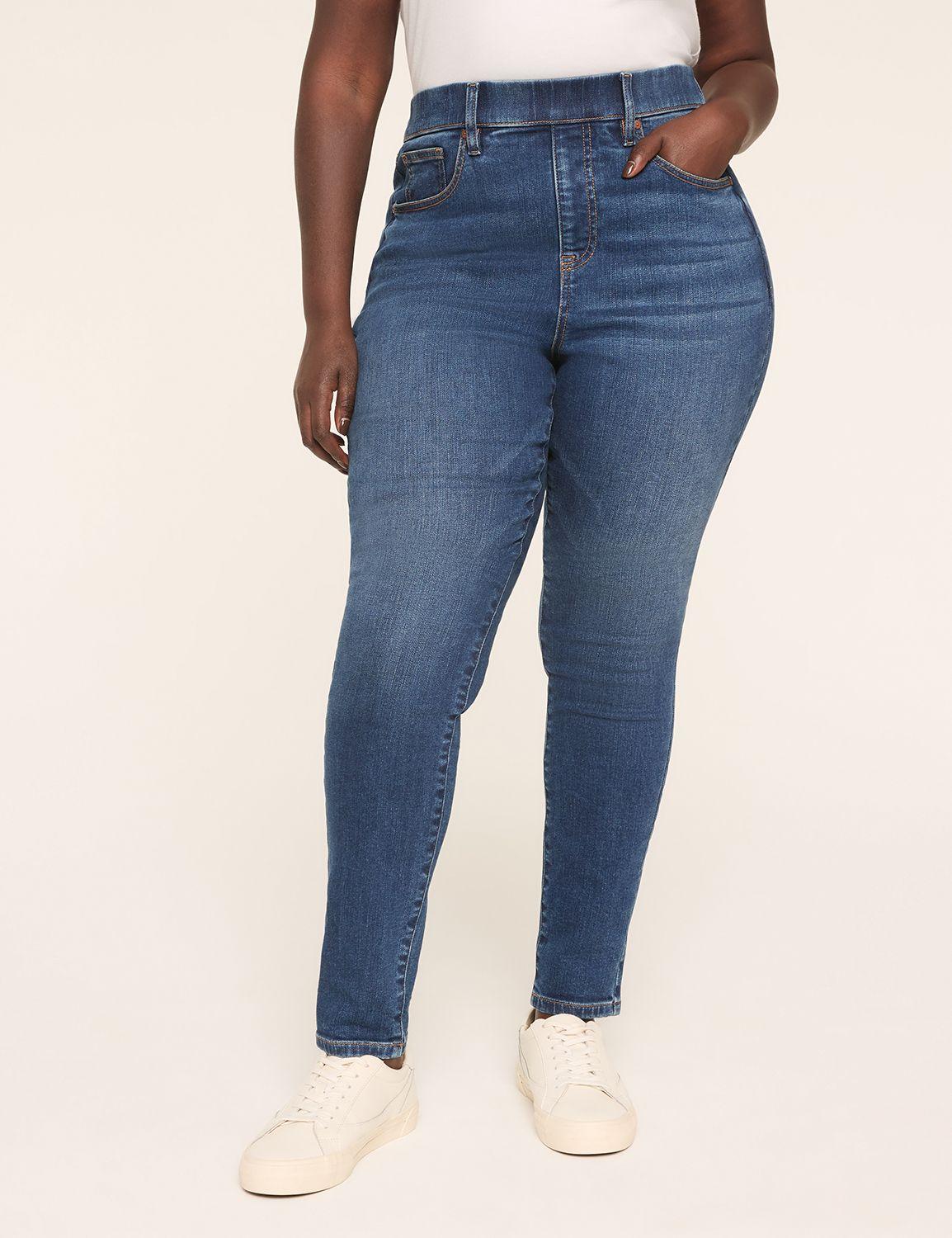 tighter tummy fit pull-on high-rise jegging