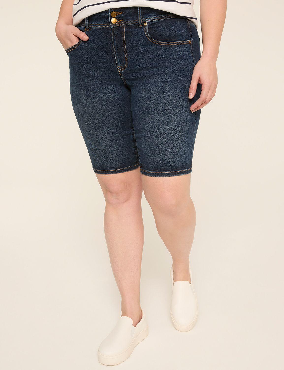 tighter tummy mid-rise 10" bermuda short