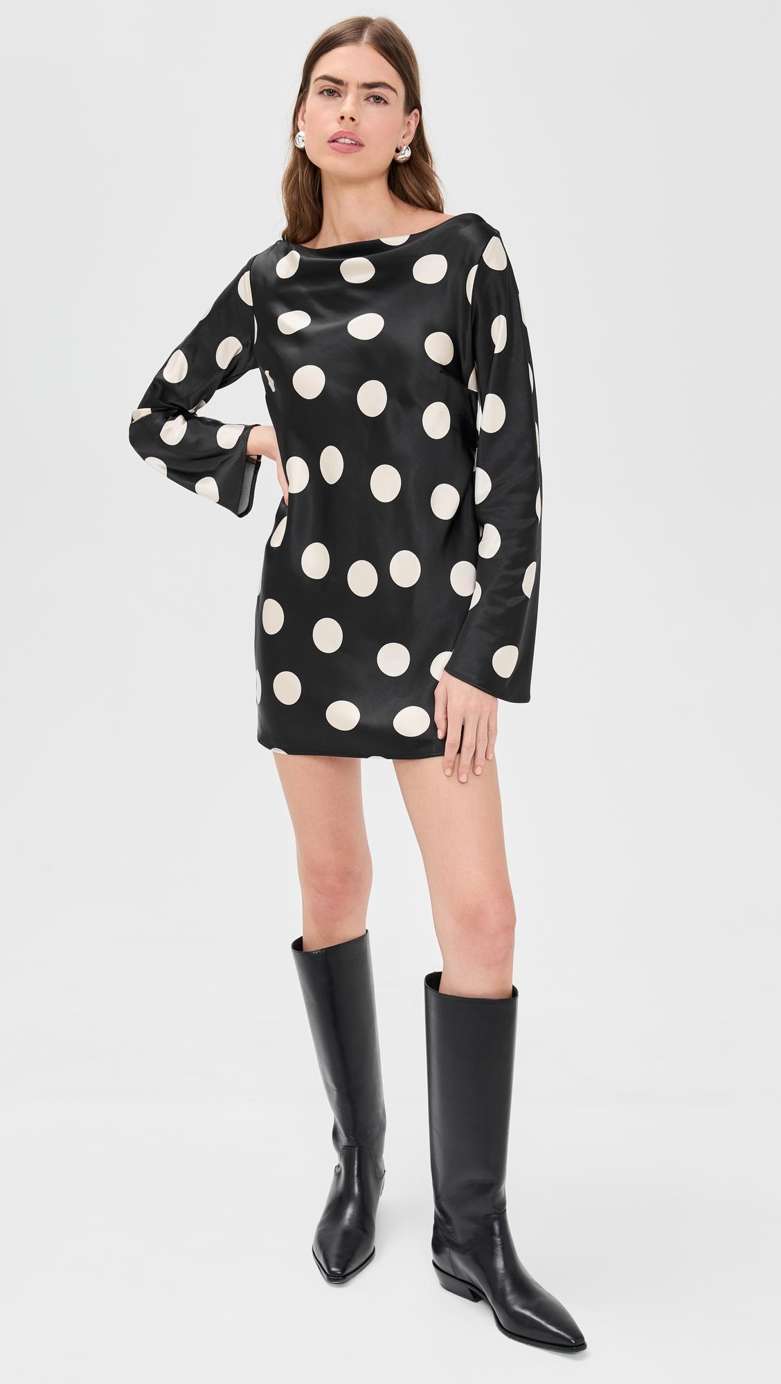 tigre printed mini dress