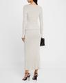 tilda cashmere jersey henley midi dress
