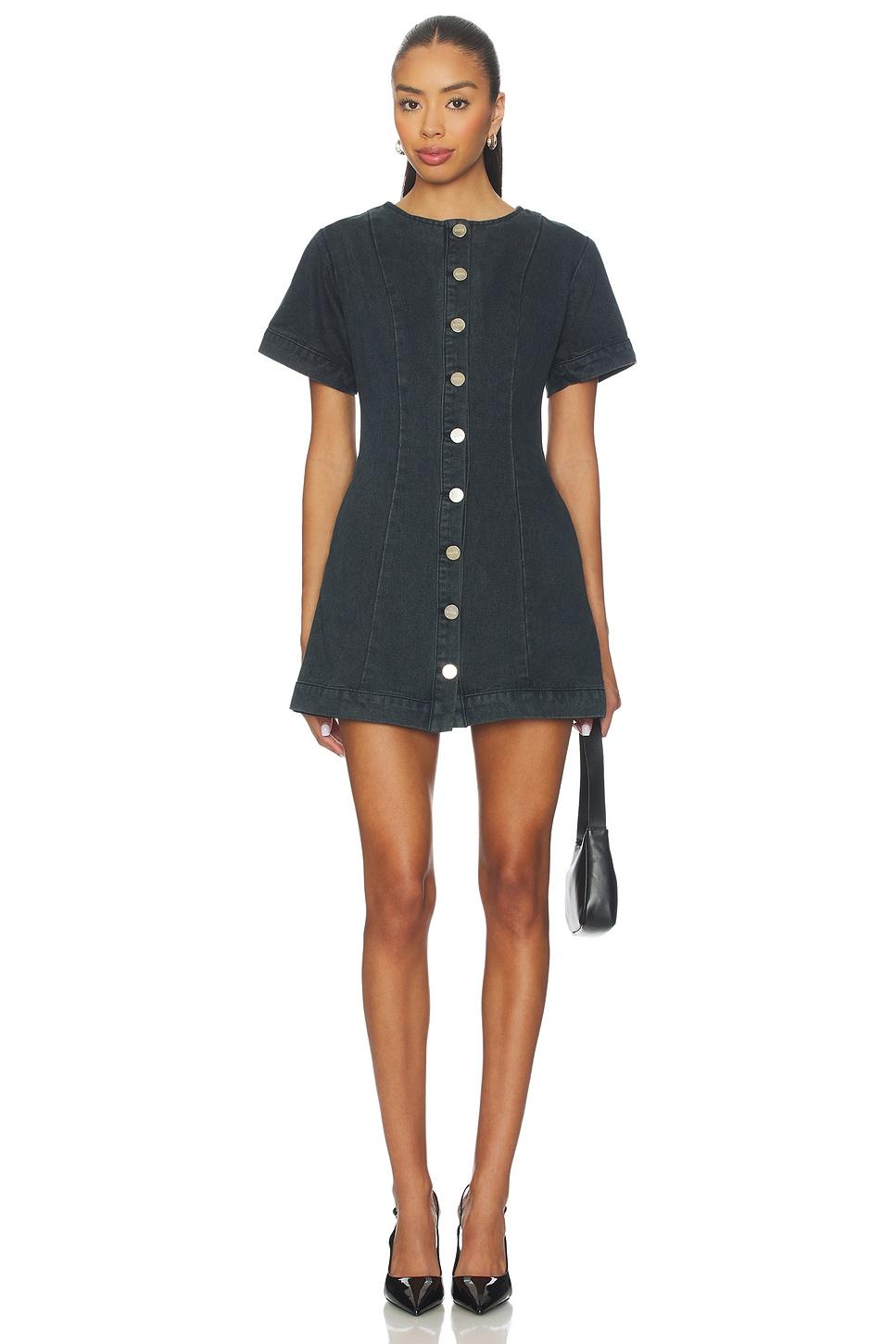 tilla denim mini dress