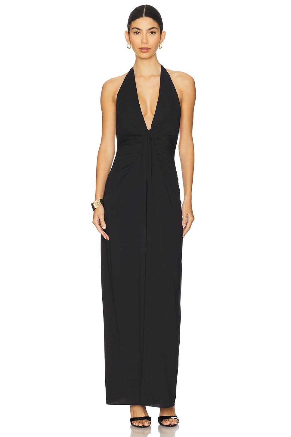 tillie drape maxi dress