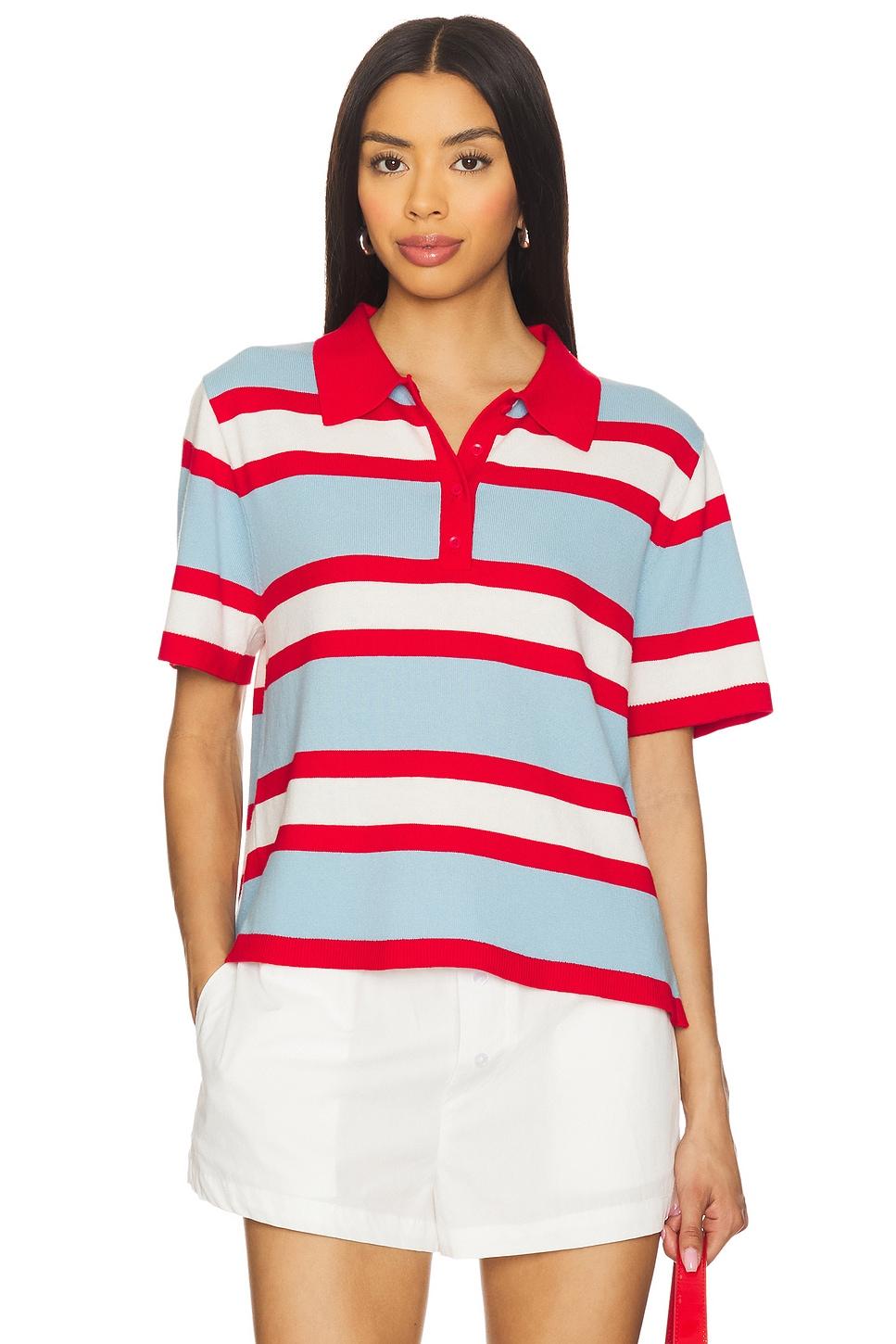 tillie striped polo