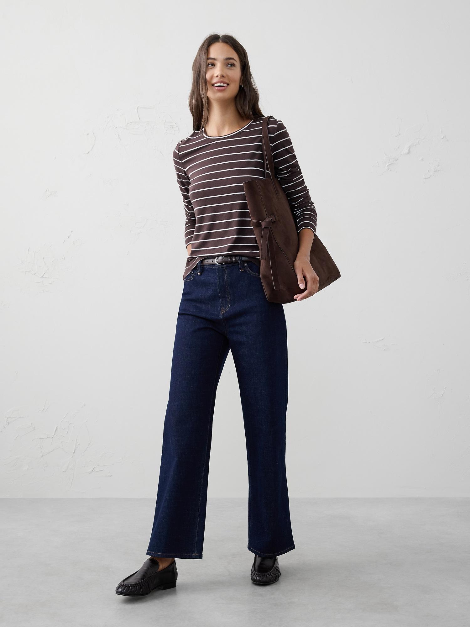 timeless long-sleeve crew-neck t-shirt