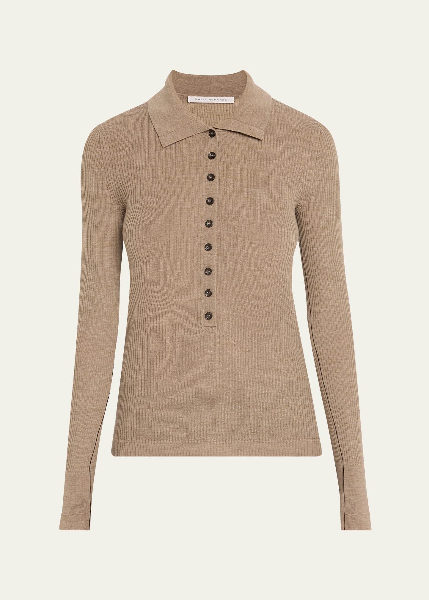 tiny button wool cardigan