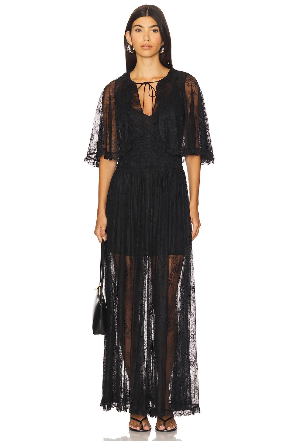 tissy lace gown with detachable slip