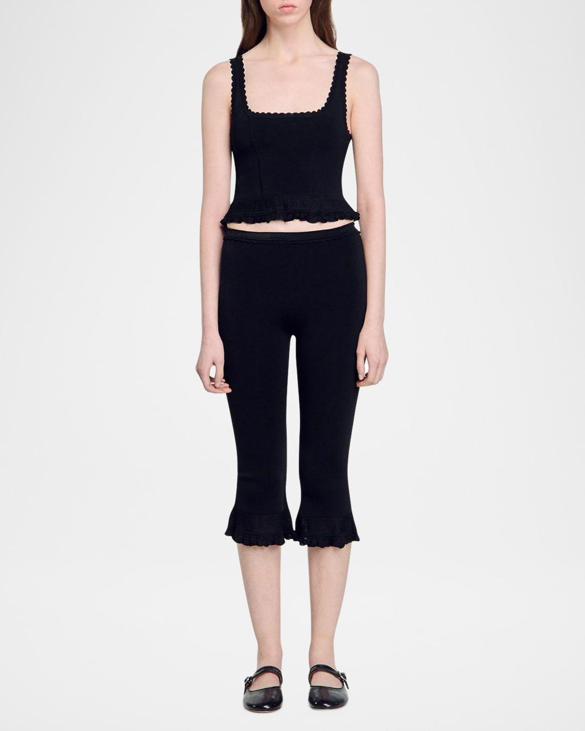 titi cropped knit pants
