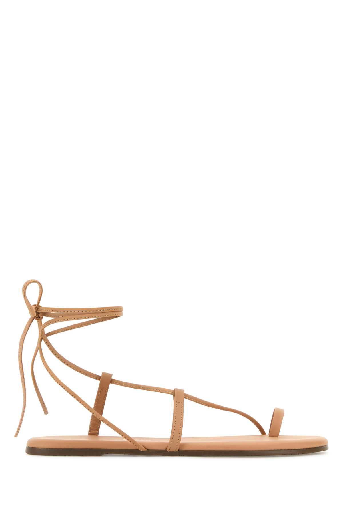 tkees skin pink leather jo sandals