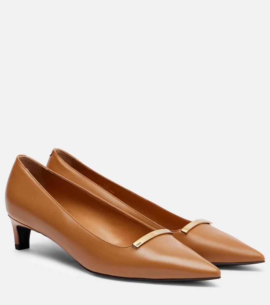 tod's barretta 40 leather pumps