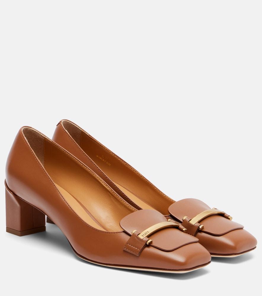 tod's barretta 50 leather pumps