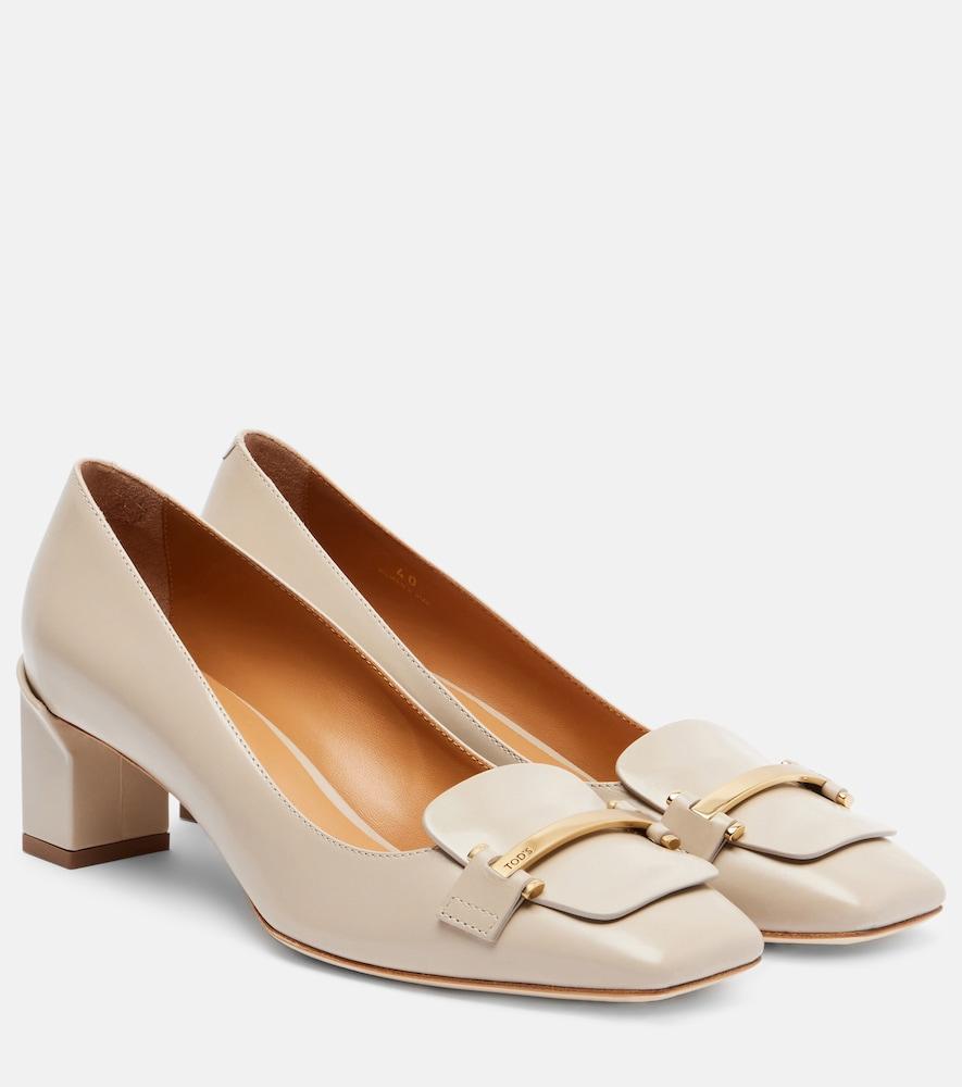 tod's barretta 50 leather pumps