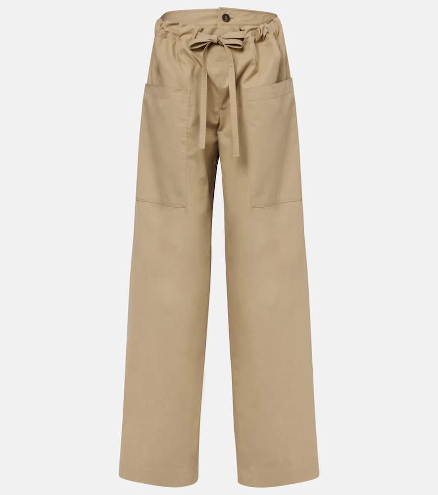 tod's cotton poplin wide