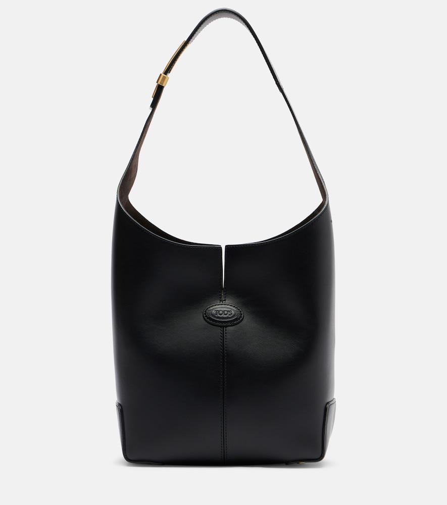 tod's di bag folio leather shoulder bag